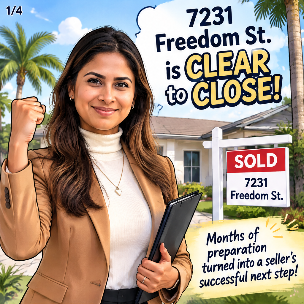 CLEAR TO CLOSE! 7231 Freedom St. Hollywood, FL